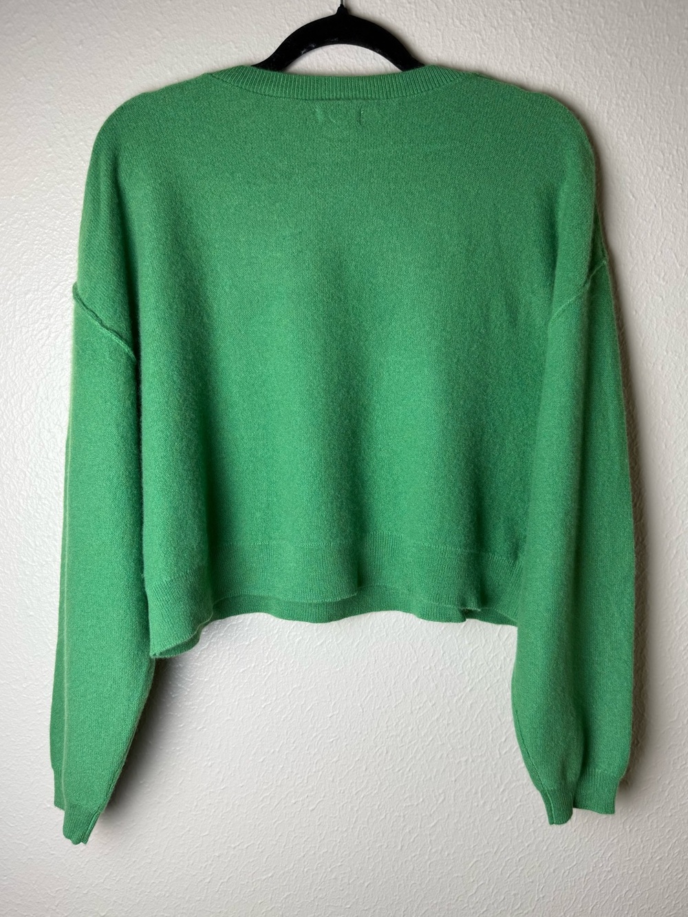 Pilcro The Alani Cropped Cashmere Crew-Neck Printed Sweater - Picture 5 of 7
